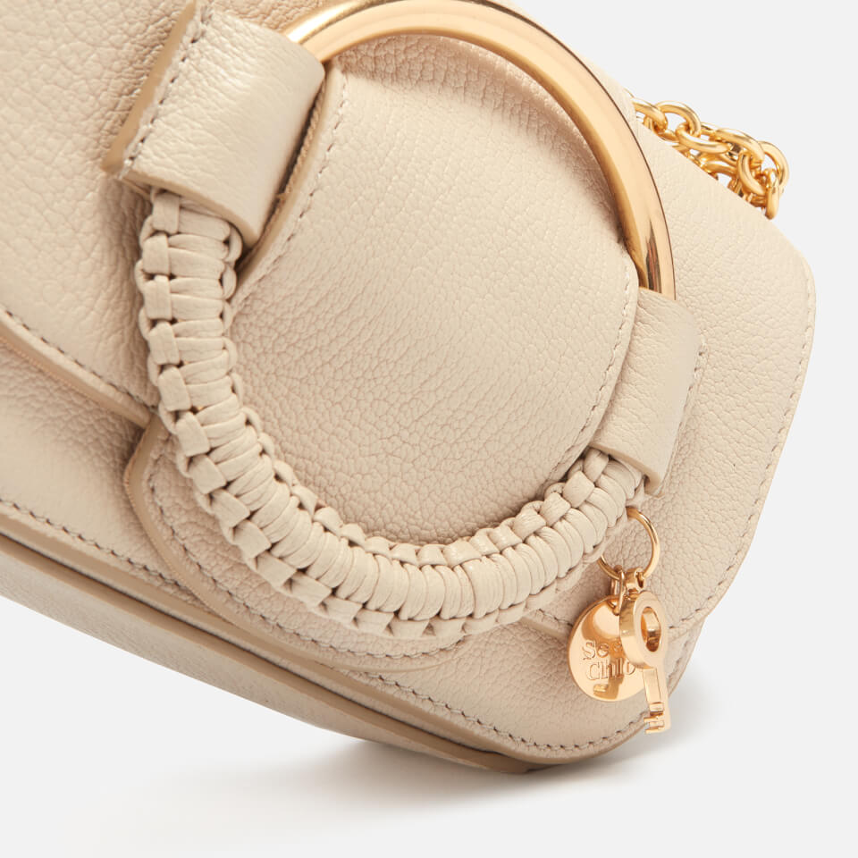 See By Chloé Hana Leather and Gold-Tone Detail Crossbody Bag