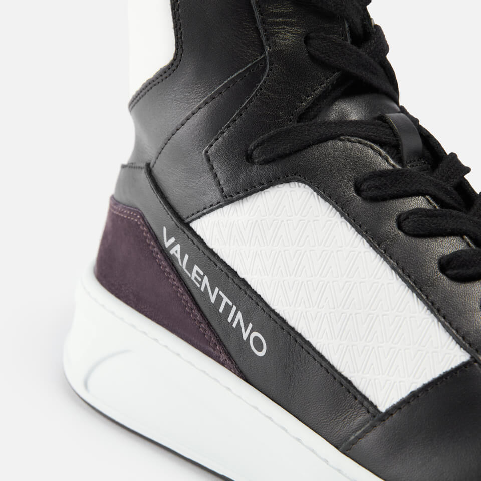 Valentino Shoes Eros Hi-Top Leather-Blend Trainers