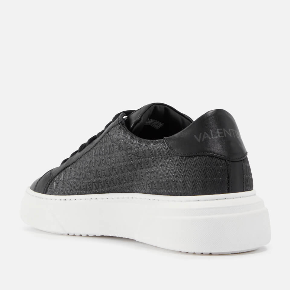 Valentino Women's Stan Logo-Jacquard and Leather Trainers