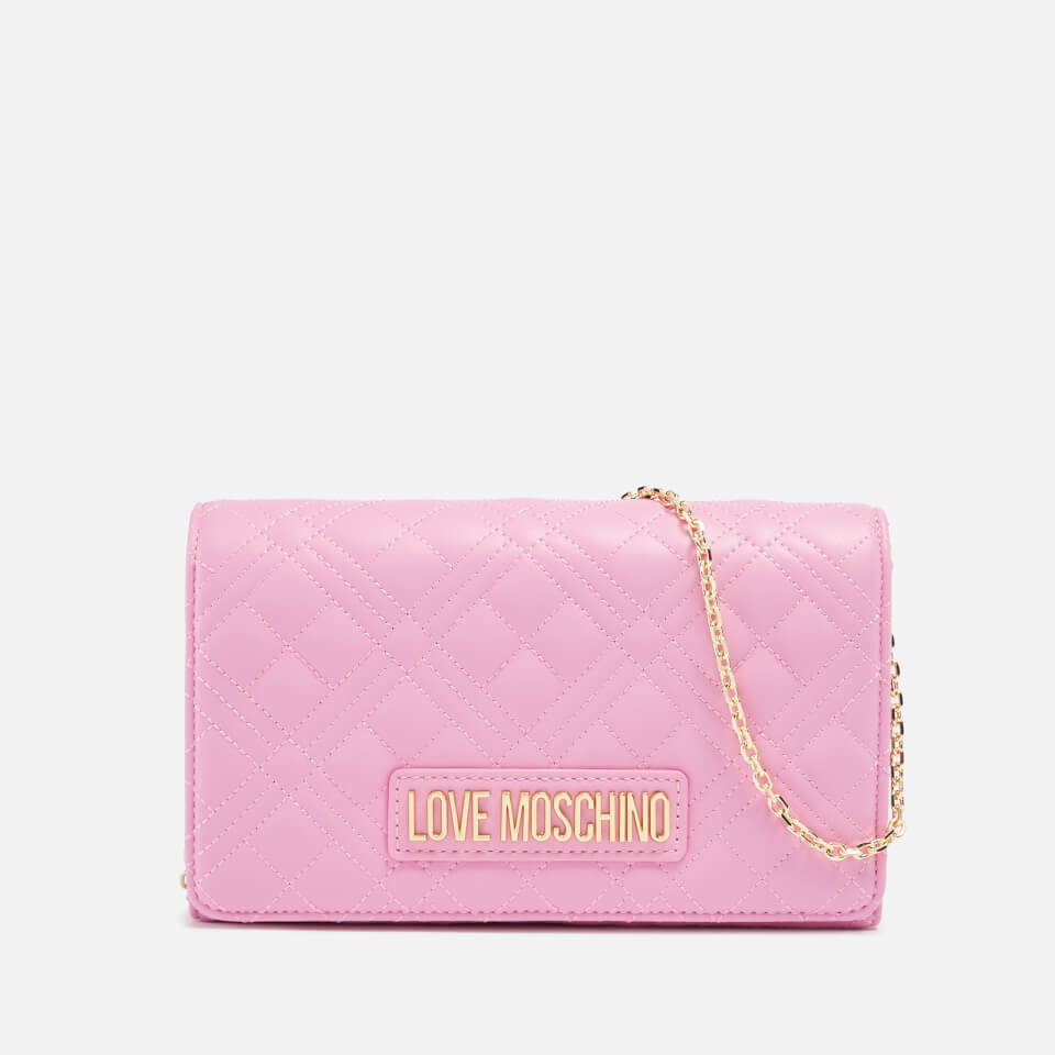 Love Moschino Classic Quilted Faux Leather Shoulder Bag