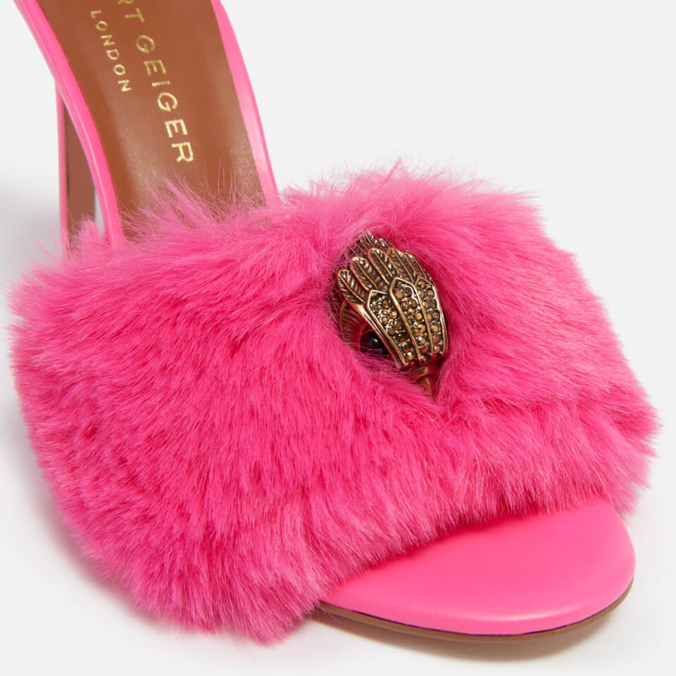 Kurt Geiger London Kensington Faux Fur Heeled Mules