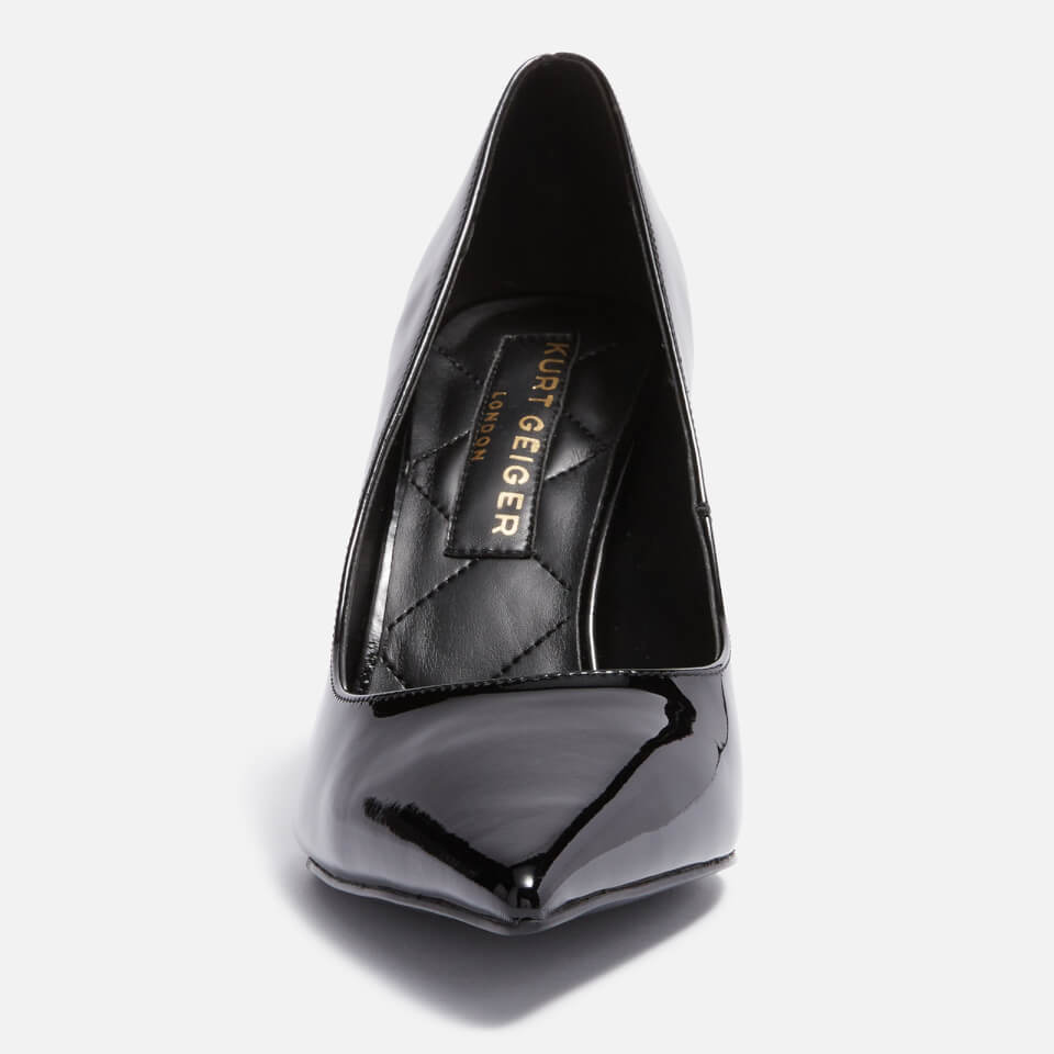 Kurt Geiger London Patent Heeled Court Shoes