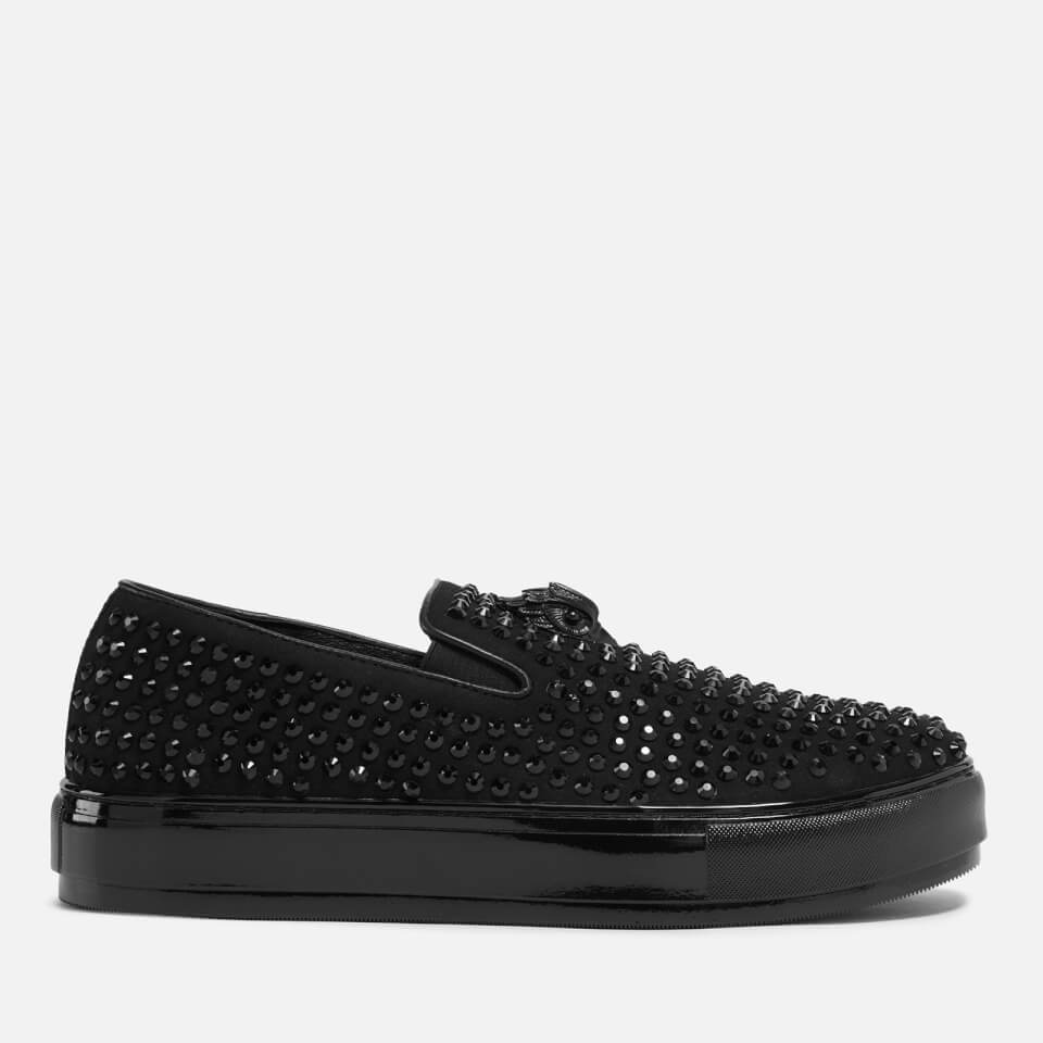 Kurt Geiger London Laney Studded Suede Slip On Trainers