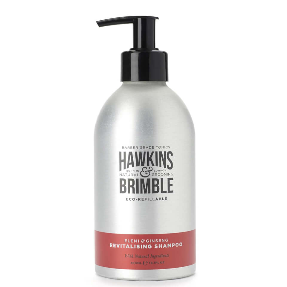 Hawkins & Brimble Shampoo Refill and Pouch Bundle