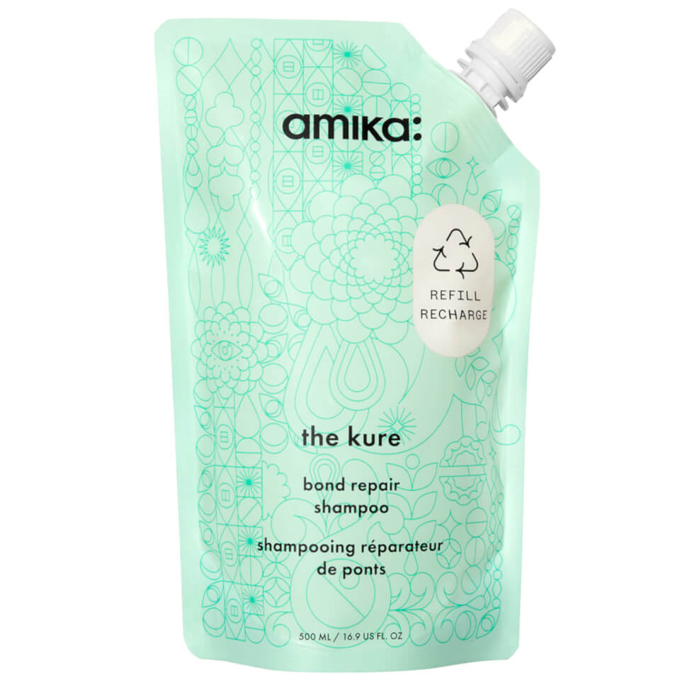 amika The Kure Bond Repair Shampoo Refillable Pouch 500ml