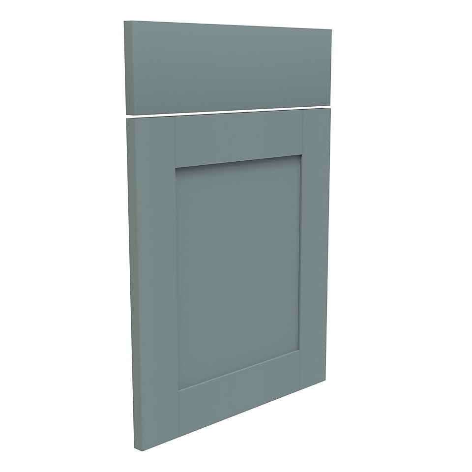 Classic Shaker Kitchen Cabinet Door and Drawer Front (W)497mm - Green
