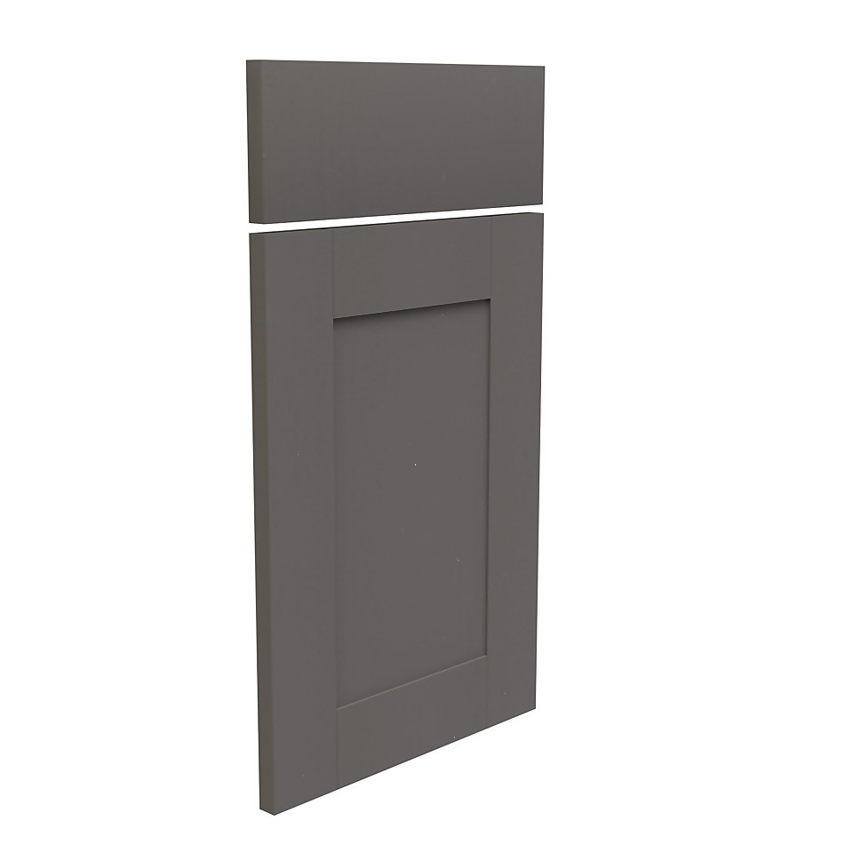 Classic Shaker Kitchen Cabinet Door and Drawer Front (W)397mm - Dark Grey