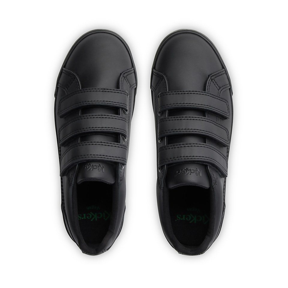 Youth Unisex Tovni Trip Leather Alternative Black