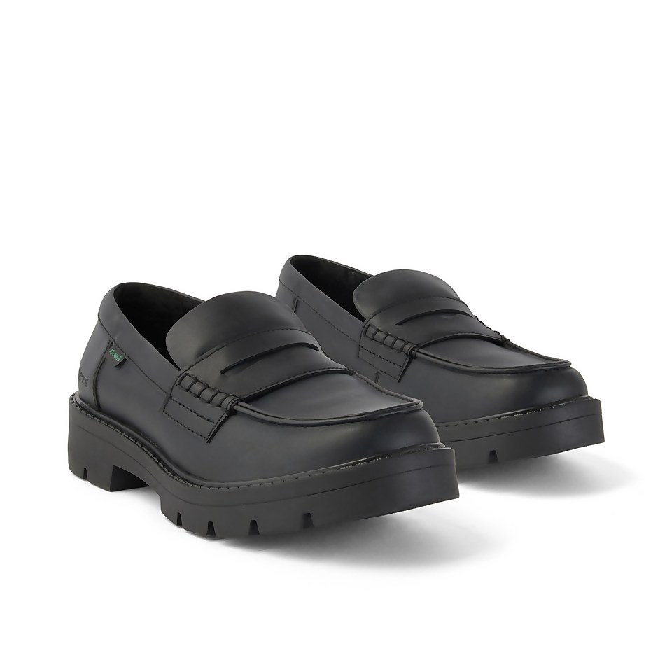 Adult Womens Kori Loafer Leather Alternative Black