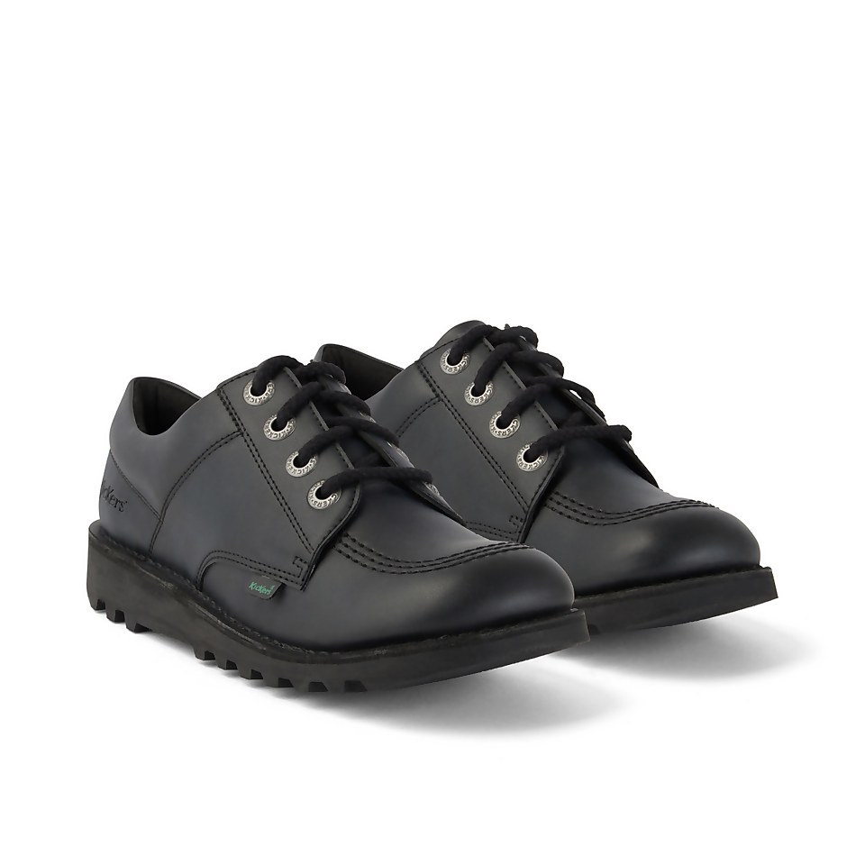 Youth Unisex Kick Lo Leather Alternative Black