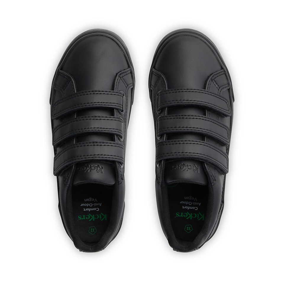 Junior Unisex Tovni Trip Leather Alternative Black