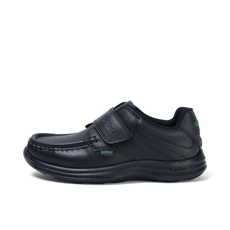 Junior Unisex Reasan Strap Leather Alternative Black