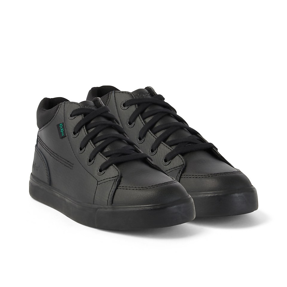 Youth Mens Tovni Hi Leather Black