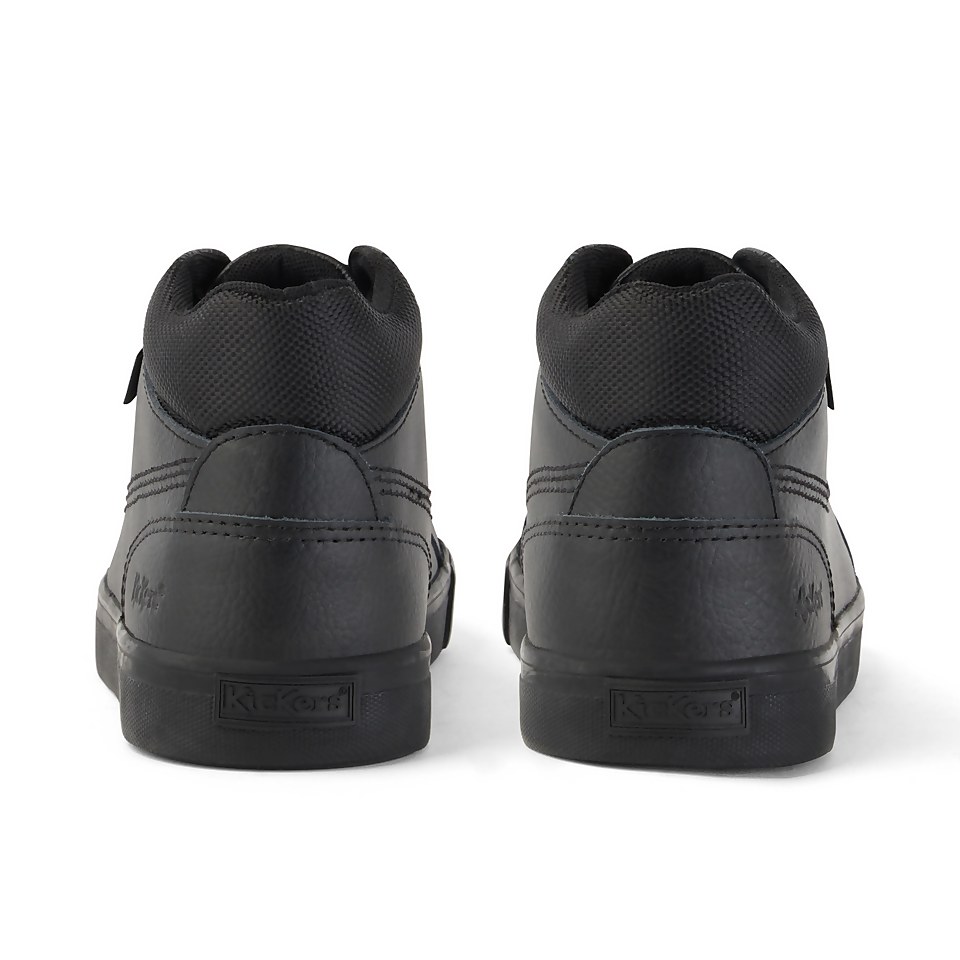 Youth Mens Tovni Hi Leather Black