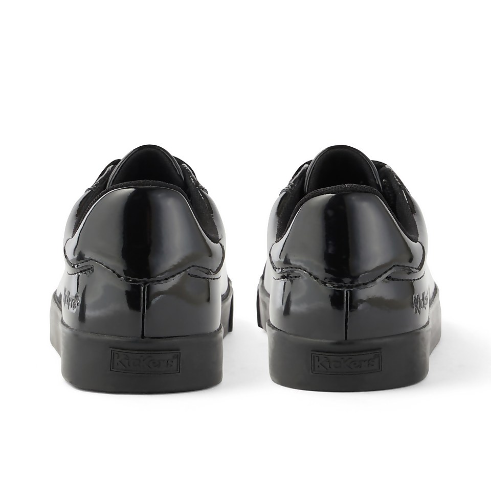 Youth Womens Tovni Ribbon Patent Leather Black