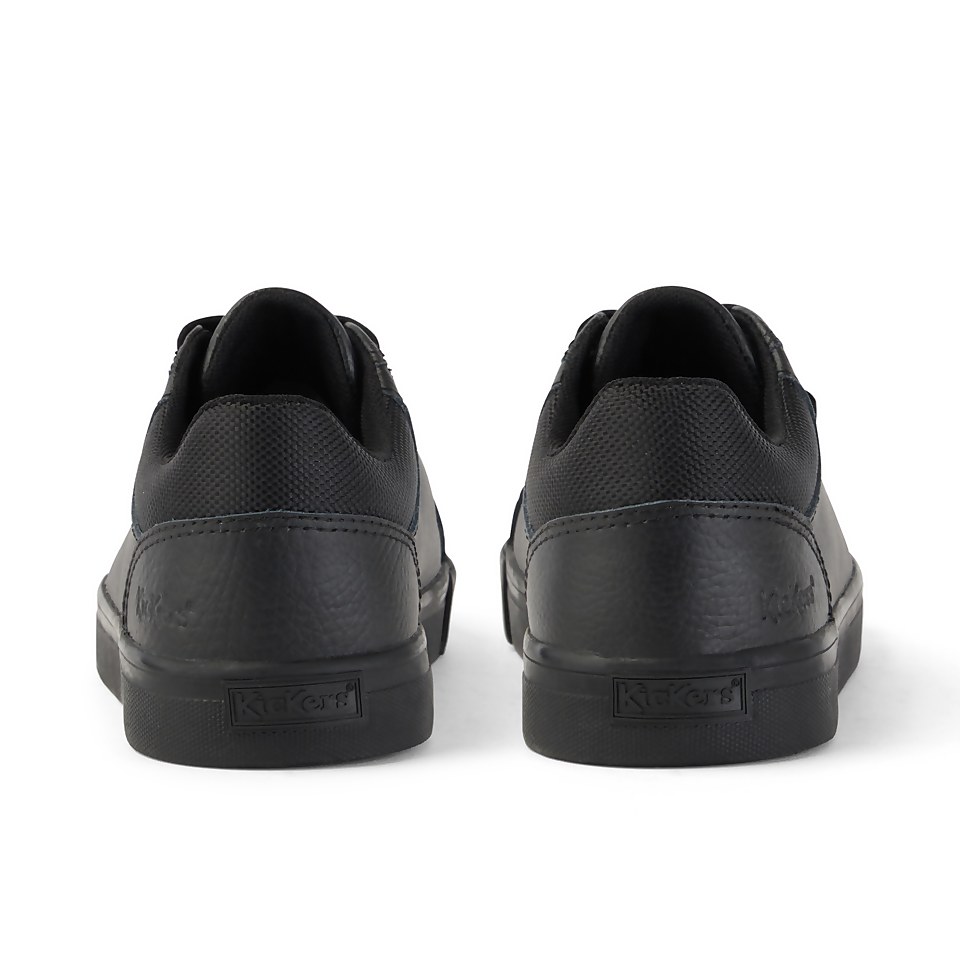 Youth Mens Tovni Lo Leather Black