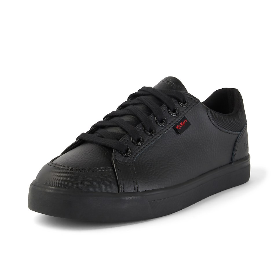 Youth Mens Tovni Lo Leather Black