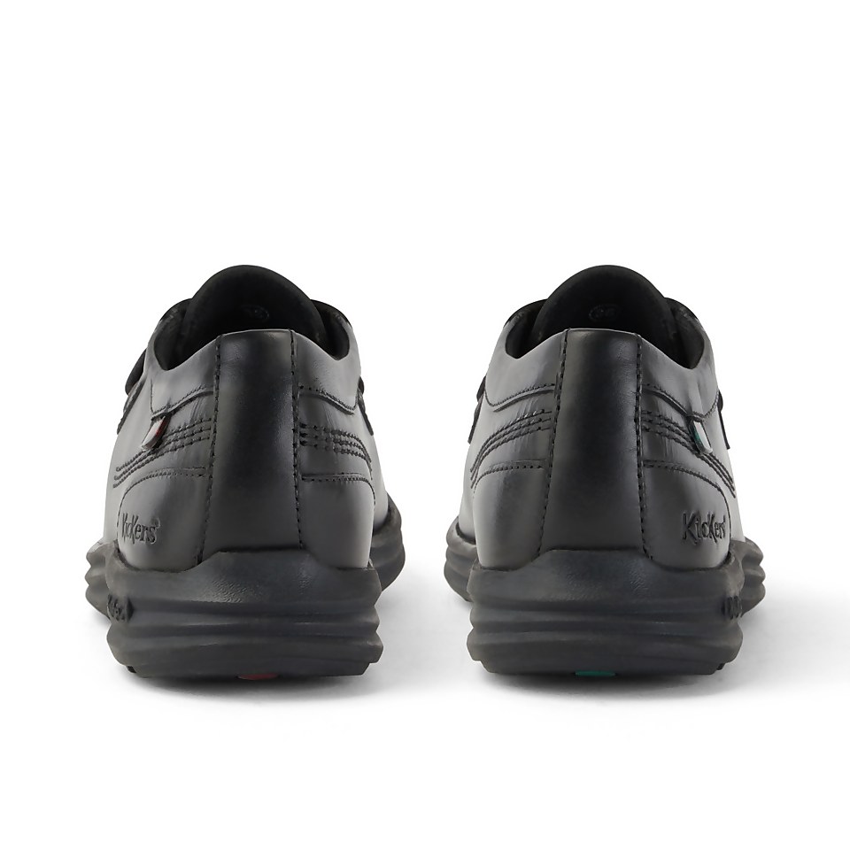 Youth Mens Reasan Moc Leather Black