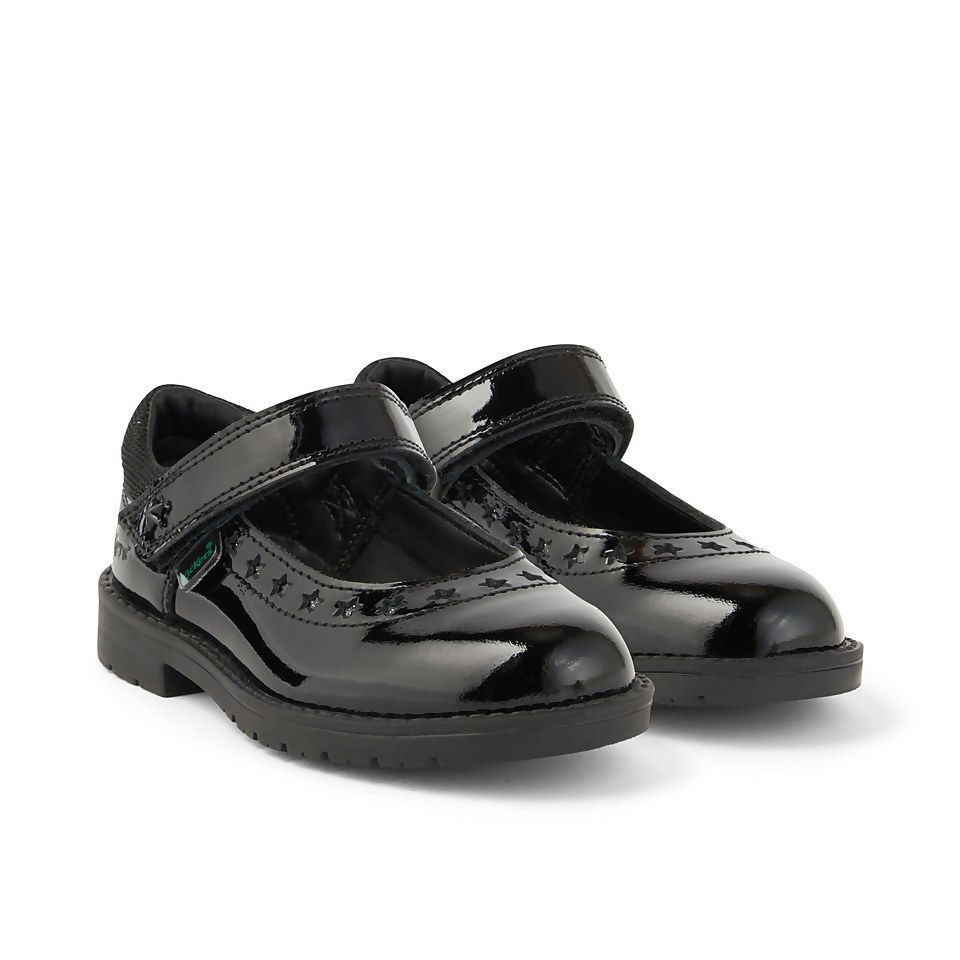 Infant Girls Lachly Star Mj Patent Leather Black