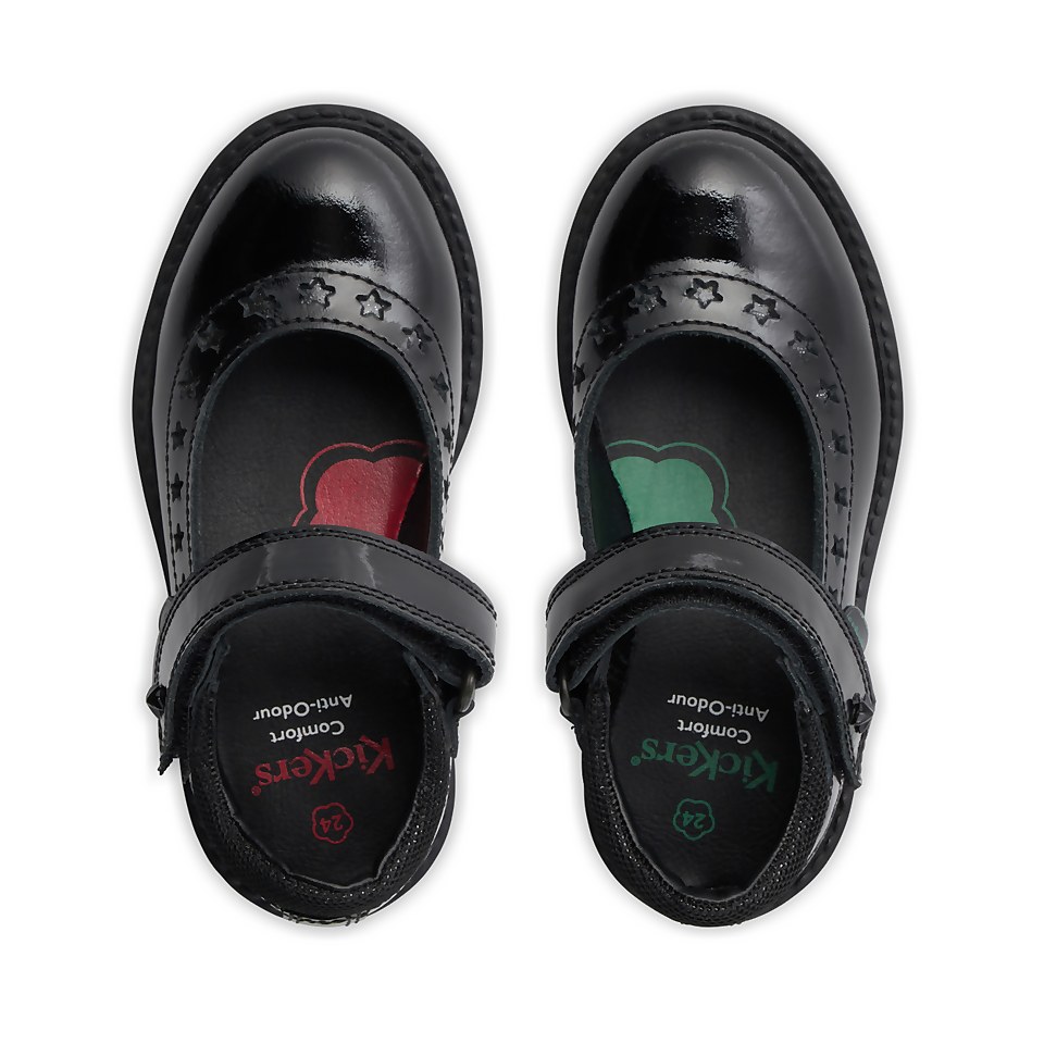 Infant Girls Lachly Star Mj Patent Leather Black