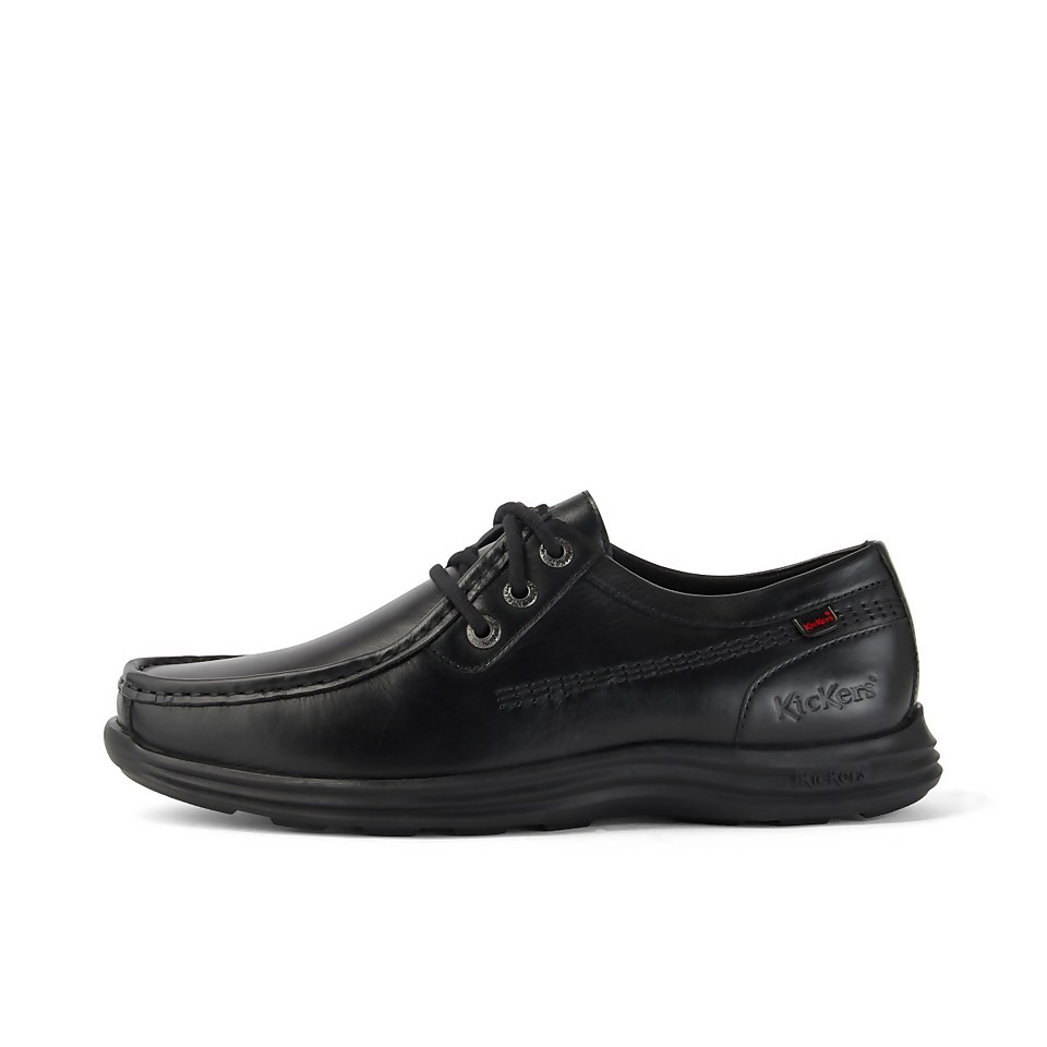 Adult Mens Reasan Moc Leather Black