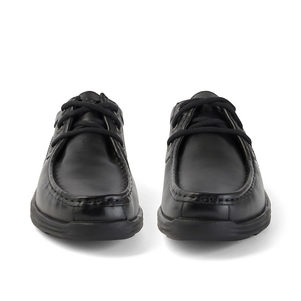Adult Mens Reasan Moc Leather Black