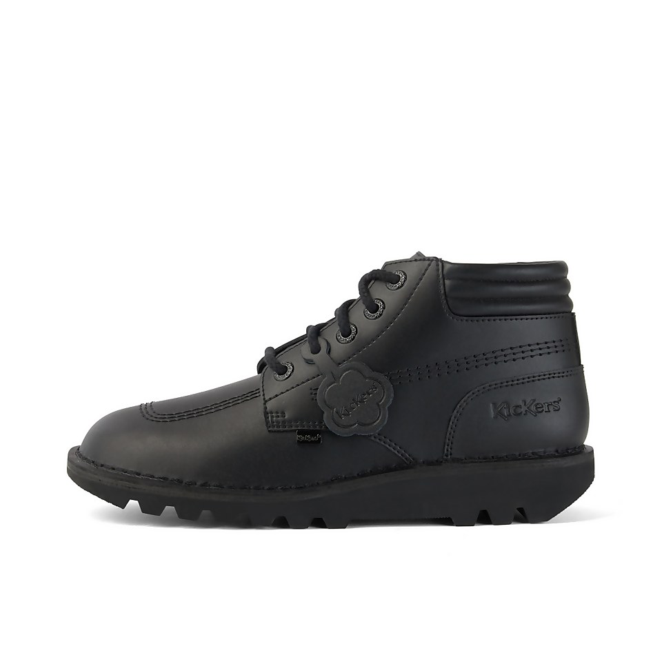 Youth Mens Kick Hi Leather Black