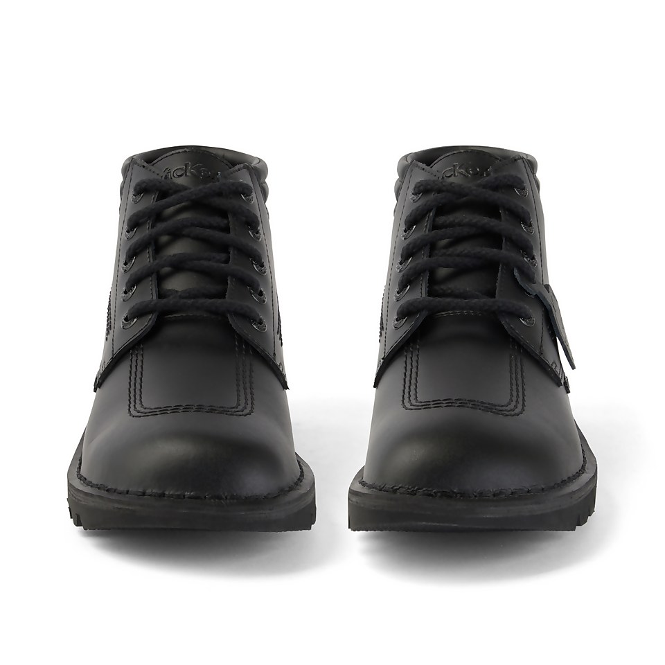 Youth Mens Kick Hi Leather Black