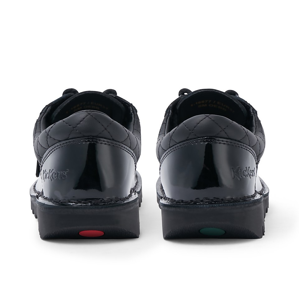 Youth Womens Kick Lo Quilt Patent Leather Black