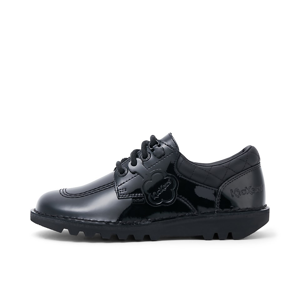 Youth Womens Kick Lo Quilt Patent Leather Black
