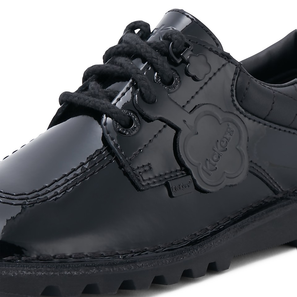 Youth Womens Kick Lo Quilt Patent Leather Black