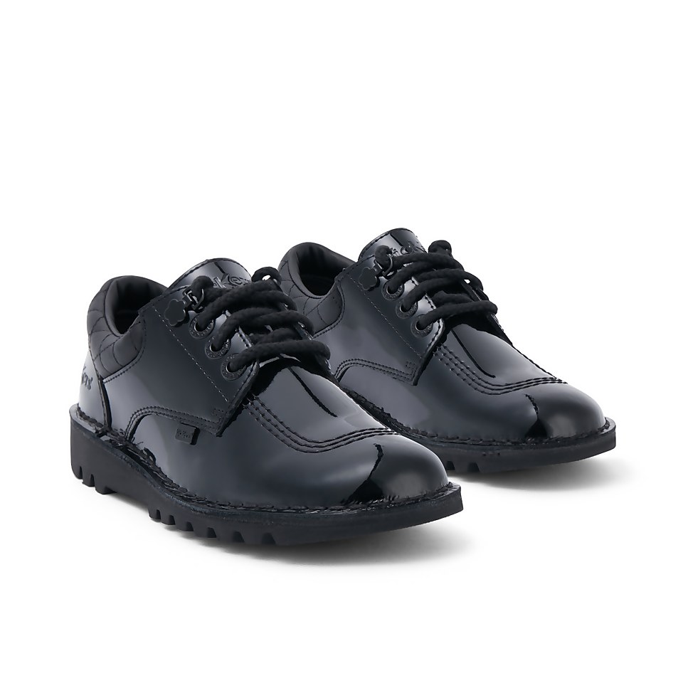 Youth Womens Kick Lo Quilt Patent Leather Black