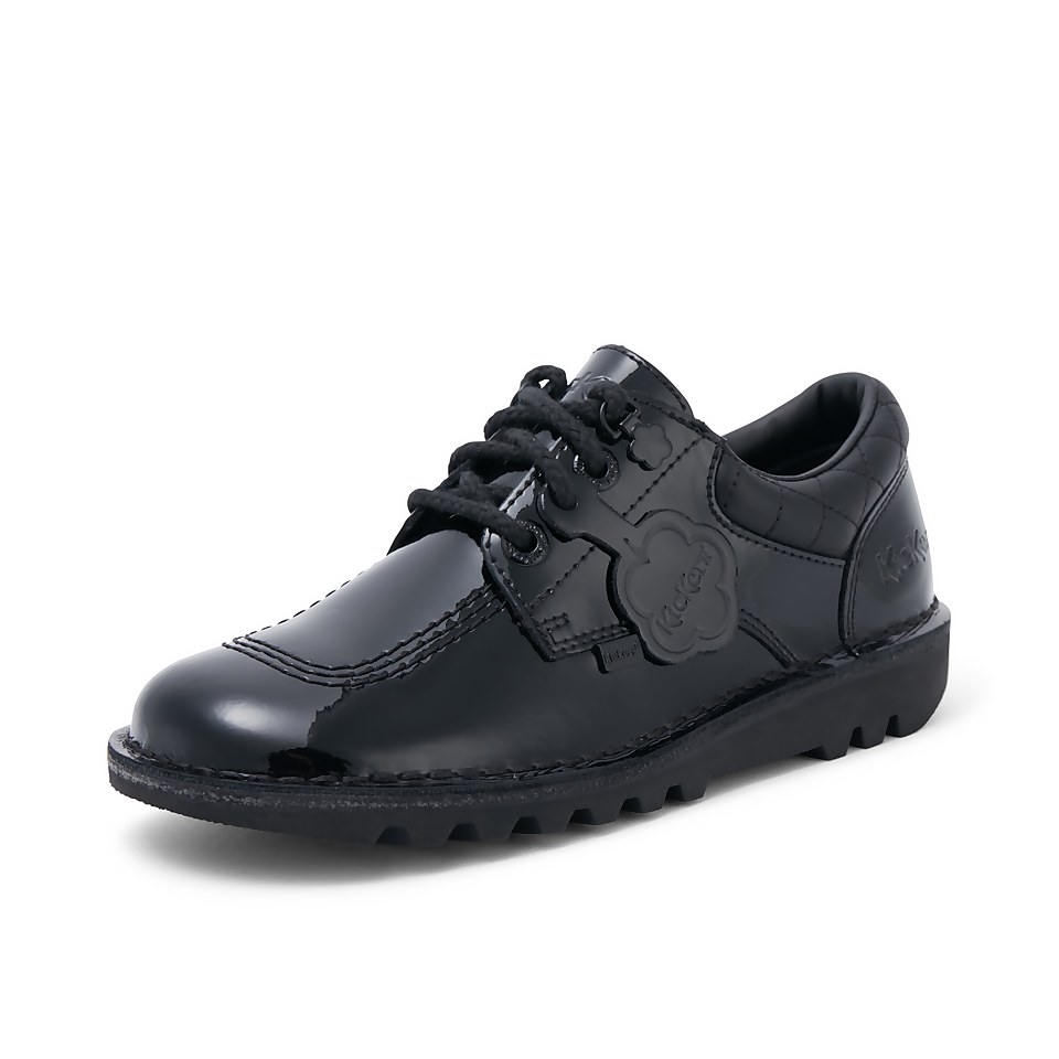 Youth Womens Kick Lo Quilt Patent Leather Black