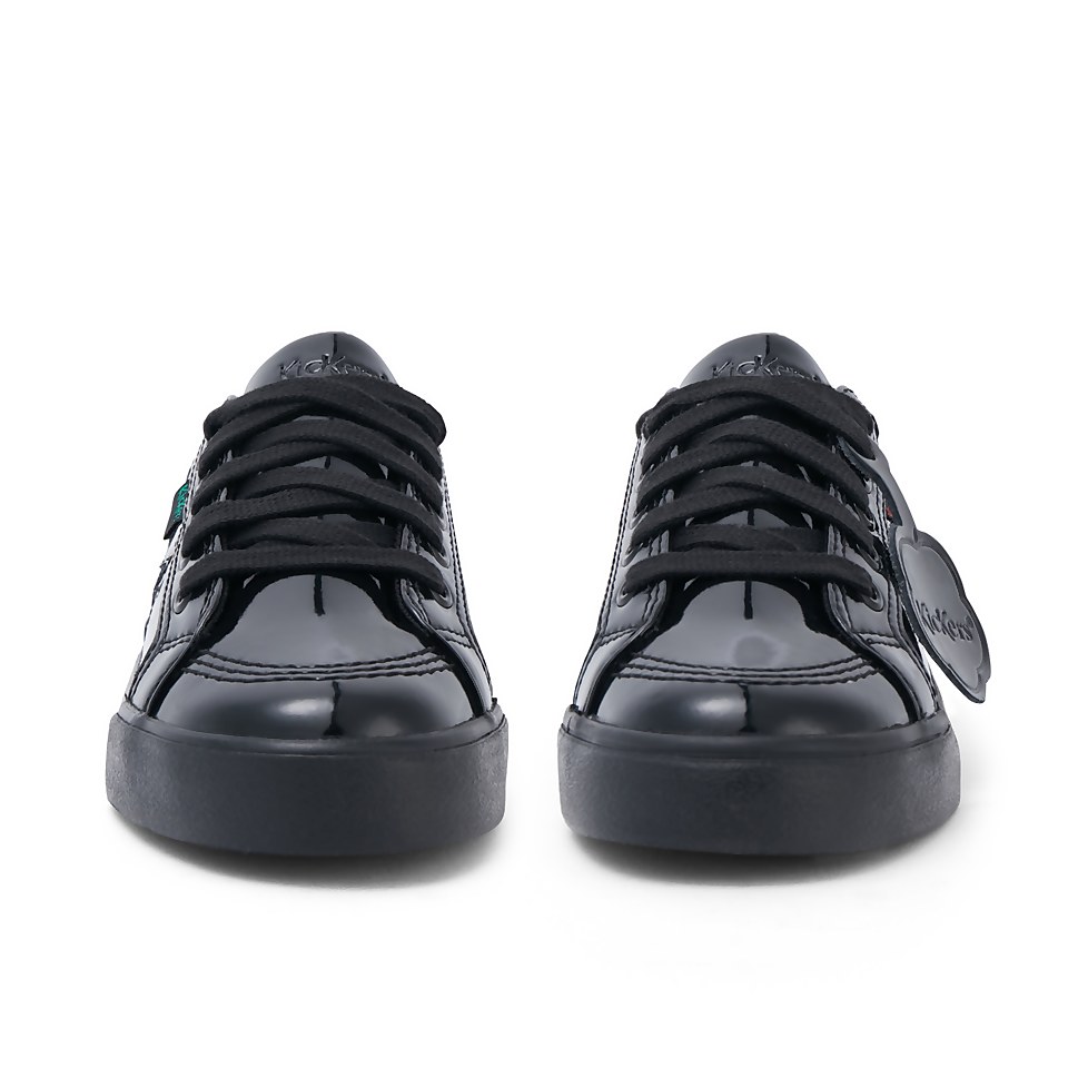Junior Girls Tovni Star Patent Leather Black
