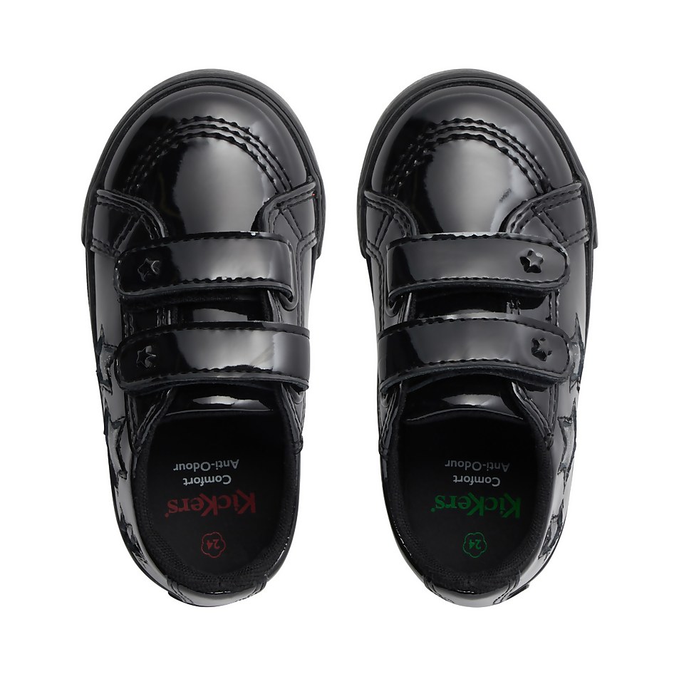 Infant Girls Tovni Star Vel Patent Leather Black