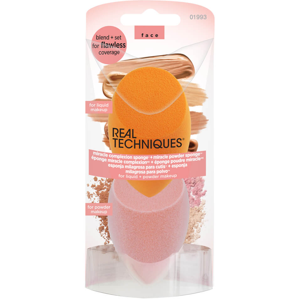 Real Techniques Miracle Complexion Makeup Sponge and Miracle Powder Sponge