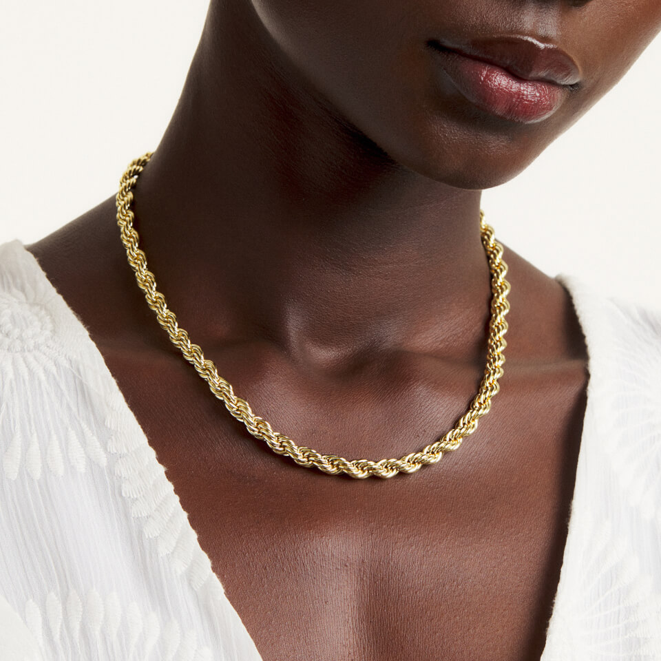 Ted Baker Lydiaa Rope Chain Gold-Tone Necklace