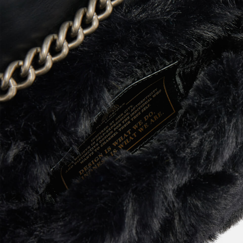 Kurt Geiger London Mini Kensington Faux Fur Bag