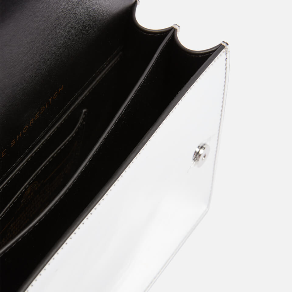 Kurt Geiger London Shoreditch Metallic Leather Shoulder Bag