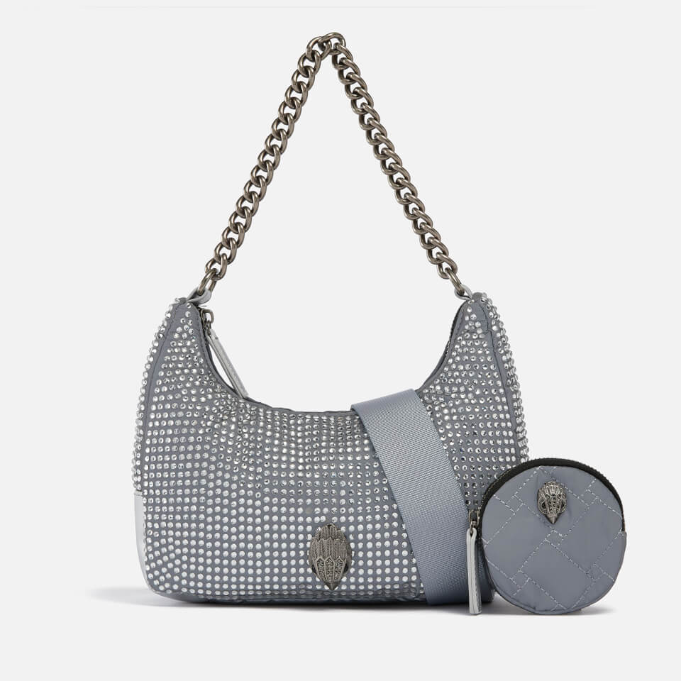 Kurt Geiger London Diamanté-Embellished Shell Bag