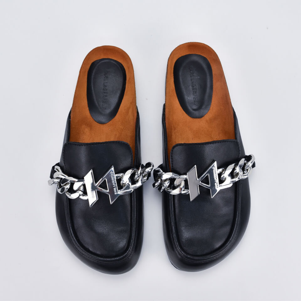 KARL LAGERFELD Odessa Leather Mules