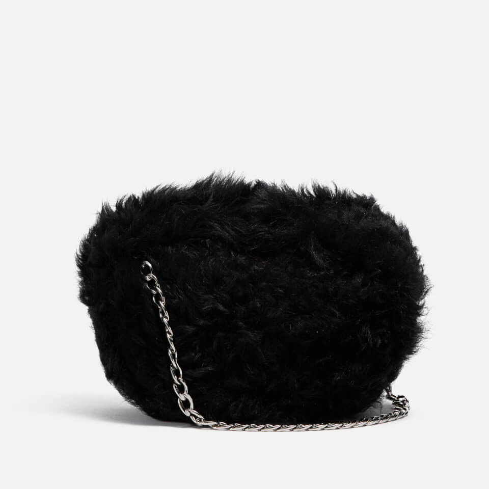 BY FAR Furry Baby Cush Faux Fur Bag