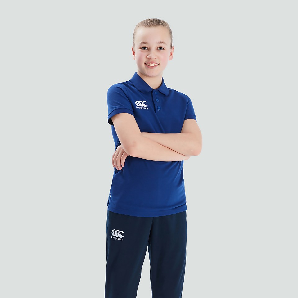 JUNIOR UNISEX WAIMAK POLO SHIRT BLUE