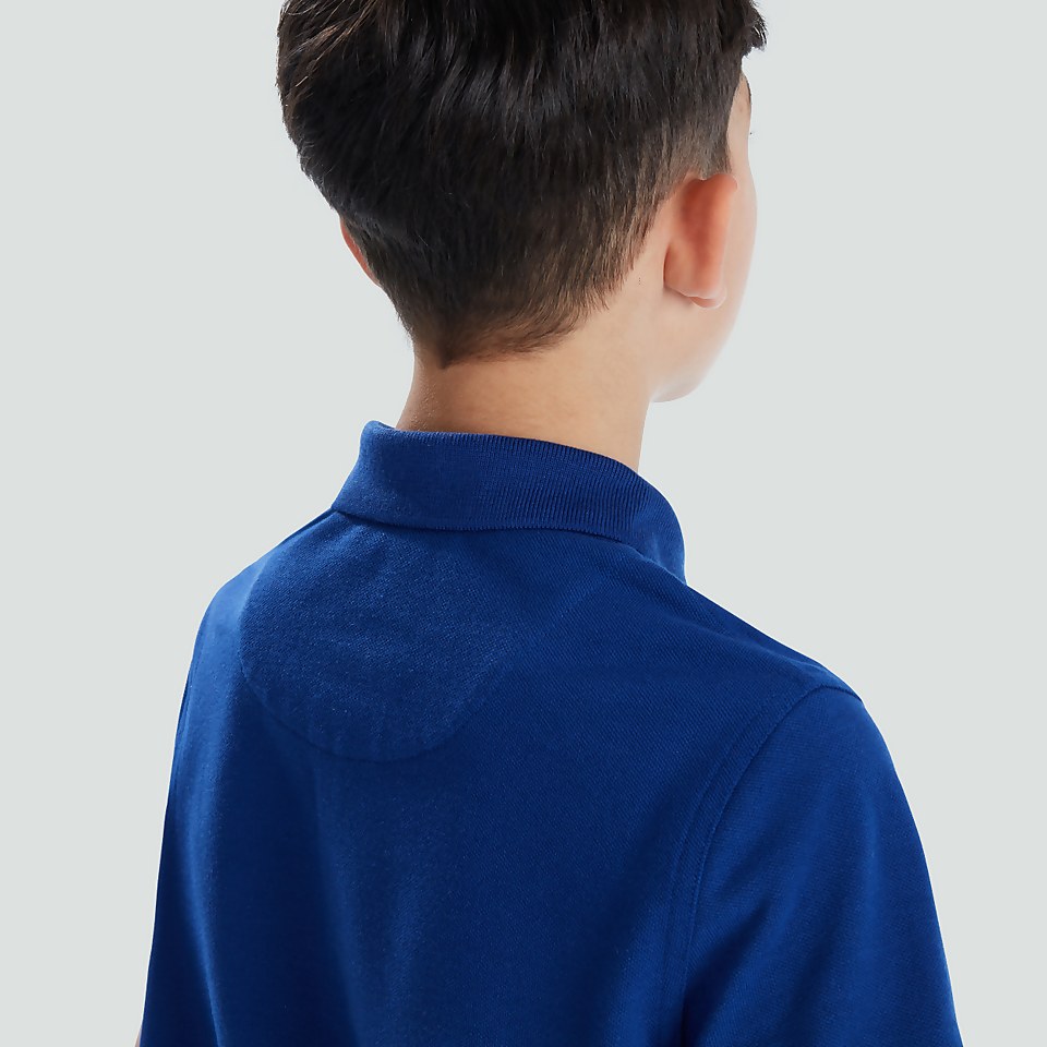 JUNIOR UNISEX WAIMAK POLO SHIRT BLUE
