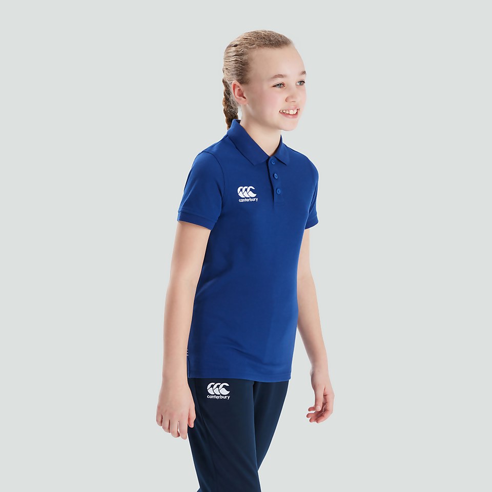 JUNIOR UNISEX WAIMAK POLO SHIRT BLUE