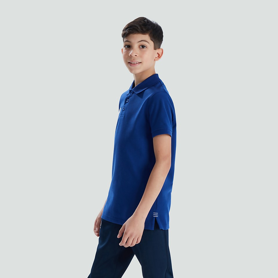 JUNIOR UNISEX WAIMAK POLO SHIRT BLUE