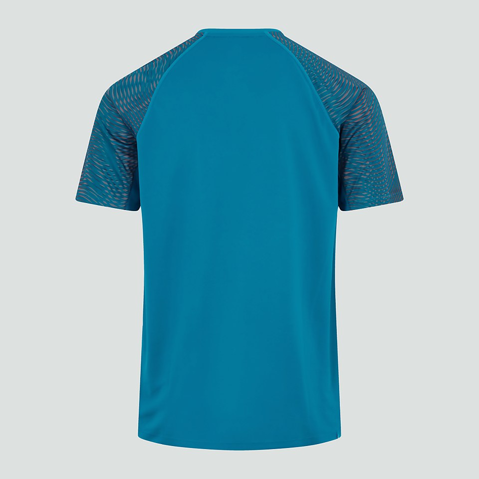 MENS VAPODRI SUPER LIGHT GRAPHIC TEE BLUE