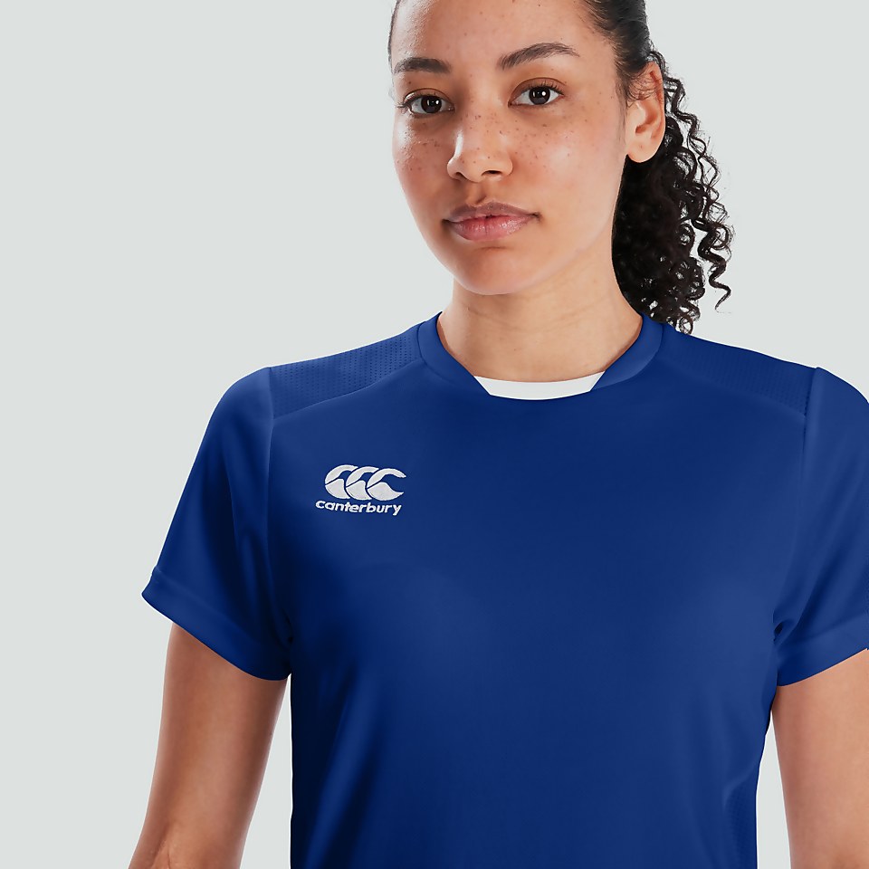WOMENS CLUB DRY TEE BLUE