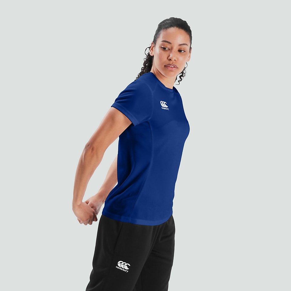 WOMENS CLUB DRY TEE BLUE
