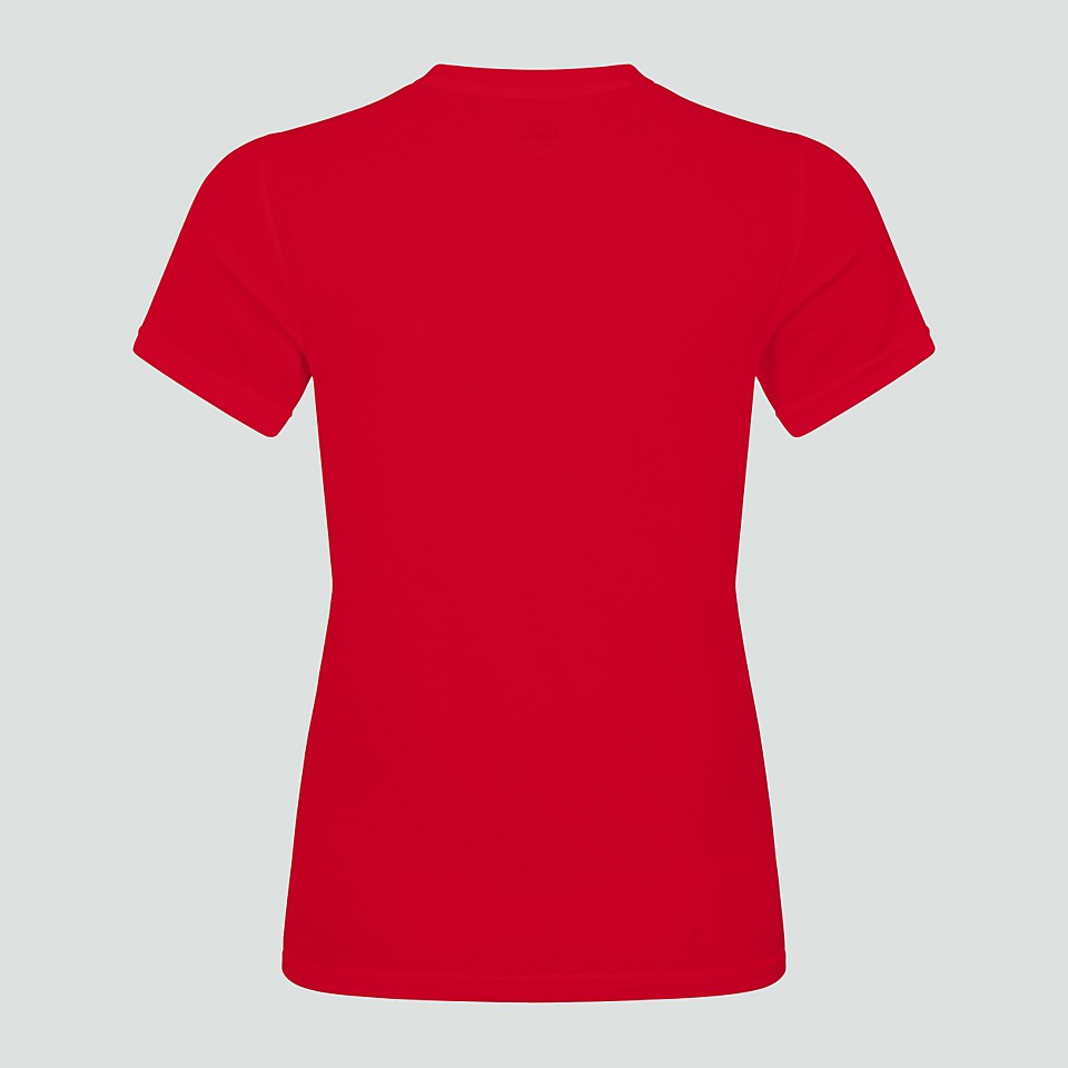 WOMENS CLUB DRY TEE RED